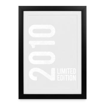 15ème Anniversaire Garçon Filles 15 Ans 2010 - Affiche encadrée (27 × 37 cm) - noir - Devant