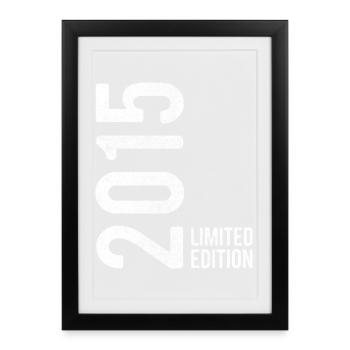 10e anniversaire Garçon Filles Édition Limitée 2015 - Affiche encadrée (27 × 37 cm) - noir - Devant