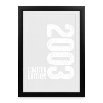 23 ANS 23E ANNIVERSAIRE ÉDITION LIMITÉE 2003 - Affiche encadrée (27 × 37 cm) - noir - Devant
