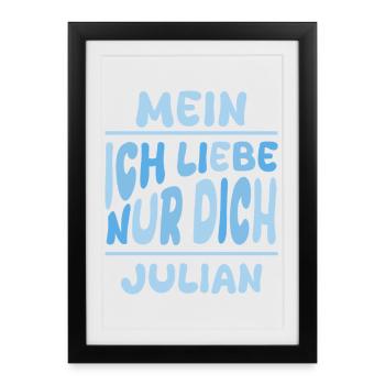 Mari Julian - Affiche encadrée (27 × 37 cm) - noir - Devant