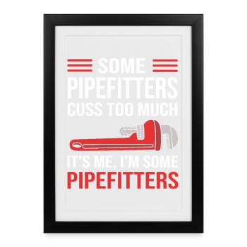Industrial Locksmith Pipe - Framed poster (27 × 37 cm) - black - Front