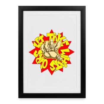 Ltwo - Affiche encadrée (27 × 37 cm) - noir - Devant