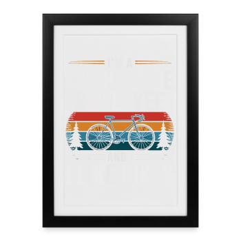 Corporate Employee Who Likes Bikes - Framed poster (27 × 37 cm) - black - Front