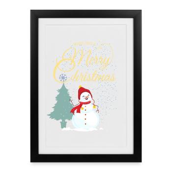 Maria Noël - Affiche encadrée (27 × 37 cm) - noir - Devant