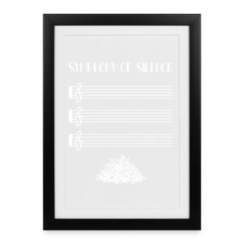 Symphony of Silence - Framed poster (27 × 37 cm) - black - Front