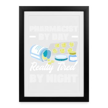 Pharmacist Pharmaceutical Technical - Framed poster (27 × 37 cm) - black - Front