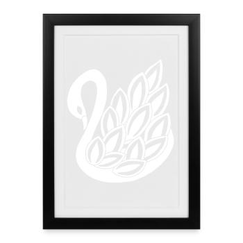 The White Swan - Framed poster (27 × 37 cm) - black - Front