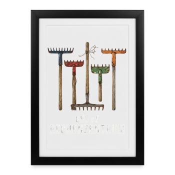 CEO of Rechenzentrum Leiter Programmierer - Gerahmtes Poster (27 × 37 cm) - Schwarz - Vorne