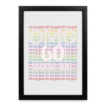 60th birthday - Framed poster (27 × 37 cm) - black - Front