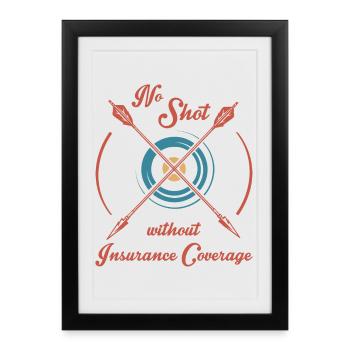 Archer - Affiche encadrée (27 × 37 cm) - noir - Devant