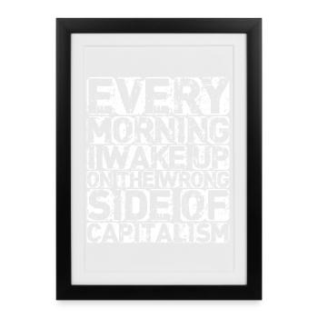 The Wrong Side (dark) - Framed poster (27 × 37 cm) - black - Front