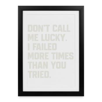Humorous quote for confidant - Framed poster (27 × 37 cm) - black - Front