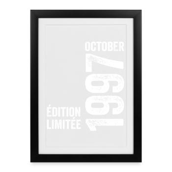 Legends October 1997 Vintage October 1997 Retro - Framed poster (27 × 37 cm) - black - Front