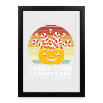 Révélation du sexe d’Halloween - Affiche encadrée (27 × 37 cm) - noir - Devant