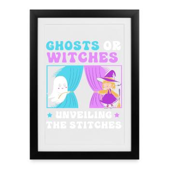 Révélation du sexe d’Halloween - Affiche encadrée (27 × 37 cm) - noir - Devant