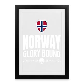 NORWAY GLORY - Framed poster (27 × 37 cm) - black - Front