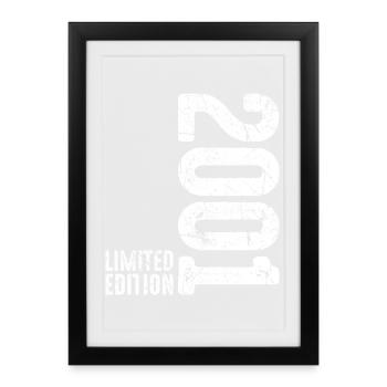2001 Limited Edition – 25th Anniversary 2001 - Framed poster (27 × 37 cm) - black - Front