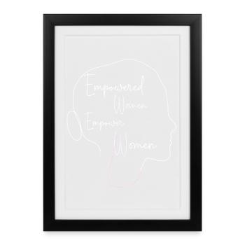 Pouvoir des filles - Affiche encadrée (27 × 37 cm) - noir - Devant