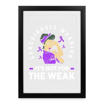 Sarcoïdose - Affiche encadrée (27 × 37 cm) - noir - Devant