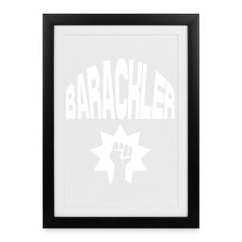 Barackler - Gerahmtes Poster (27 × 37 cm) - Schwarz - Vorne