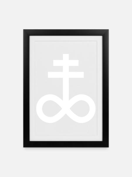 Leviathan Cross - Framed poster (27 × 37 cm) - black