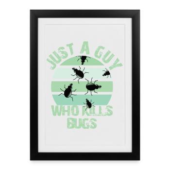 Exterminator - Framed poster (27 × 37 cm) - black - Front