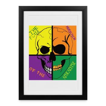 Skull of the Apocalypse - Framed poster (27 × 37 cm) - black - Front