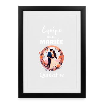 Killer married team - Framed poster (27 × 37 cm) - black - Front