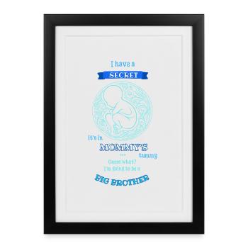 T-shirt de révélation de Big Brother - Affiche encadrée (27 × 37 cm) - noir - Devant