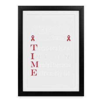 Sepsis Education T.I.M.E. Guide - Framed poster (27 × 37 cm) - black - Front