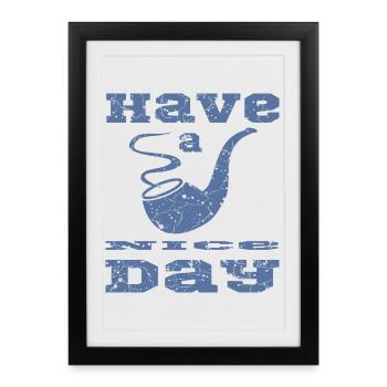 Whistle with saying - Framed poster (27 × 37 cm) - black - Front