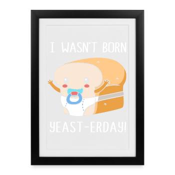 Baker Baker Baking - Framed poster (27 × 37 cm) - black - Front