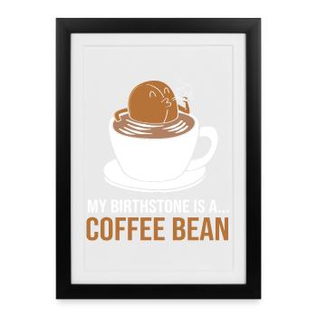 Barista Espresso Coffee Caffeine - Framed poster (27 × 37 cm) - black - Front