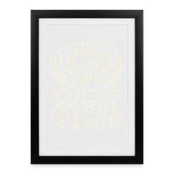 Vintage 1957 Vintage Birthday Retro Gift - Framed poster (27 × 37 cm) - black - Front