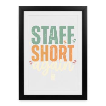 Head of the daycare center, head of the preschool - Framed poster (27 × 37 cm) - black - Front