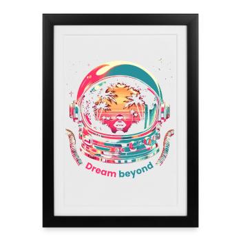 Cosmic Dreamer - Affiche encadrée (27 × 37 cm) - noir - Devant