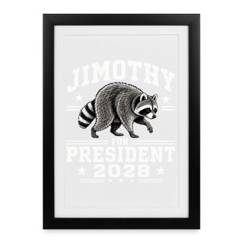 Jimothy as President 2028 - Framed poster (27 × 37 cm) - black - Front