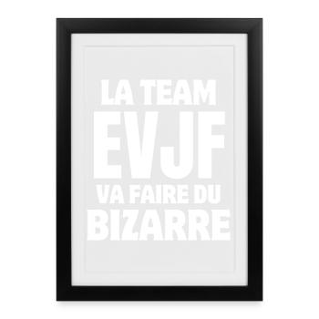 bachelorette party, bachelorette party - Framed poster (27 × 37 cm) - black - Front