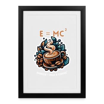 The energy formula - Framed poster (27 × 37 cm) - black - Front