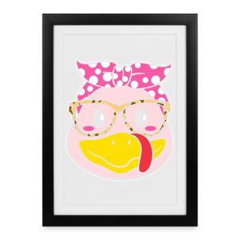 Thanksgiving Maman Maman Maman Grand-mère - Affiche encadrée (27 × 37 cm) - noir - Devant