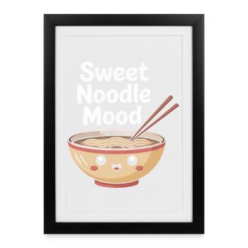 Sweet Noodle Mood - Framed poster (27 × 37 cm) - black - Front