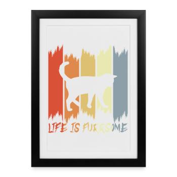 Cats Wit - Framed poster (27 × 37 cm) - black - Front