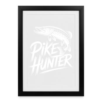 Predator Angler - Framed poster (27 × 37 cm) - black - Front