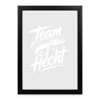 Piquets sauteurs - Affiche encadrée (27 × 37 cm) - noir - Devant