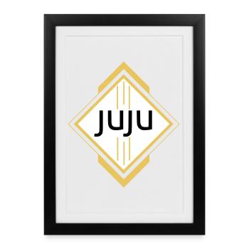 Juju - Affiche encadrée (27 × 37 cm) - noir - Devant