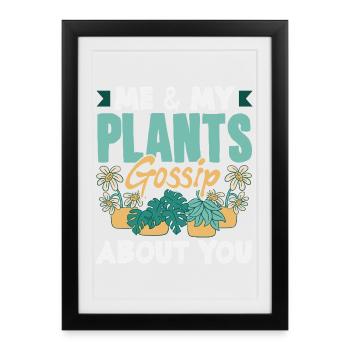 Garden & Plant Lovers Gifts - Framed poster (27 × 37 cm) - black - Front