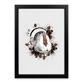 Turkey - Turkey - Thanksgiving - Framed poster (27 × 37 cm) - black - Front