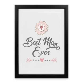 mother - Framed poster (27 × 37 cm) - black - Front
