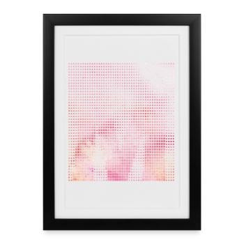Letter M, name, the letter M - Framed poster (27 × 37 cm) - black - Front