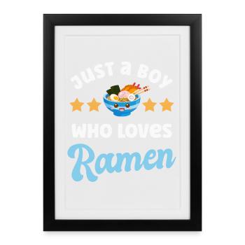 Ramen Noodles - Framed poster (27 × 37 cm) - black - Front